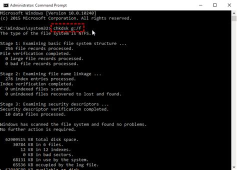 hard drive test command prompt|check hard drive integrity.